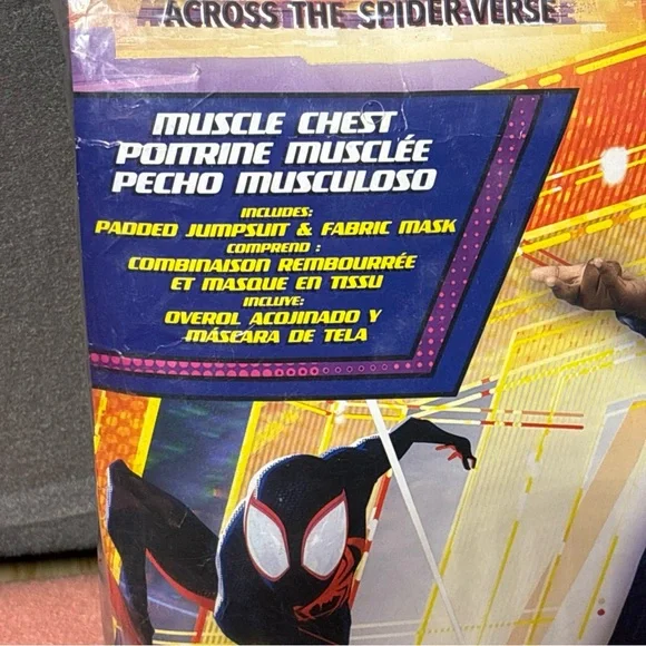 Marvel Spider-man L 10- 12 Boys Youth Across Miles Morales Kids Costume NEW - Picture 3 of 5
